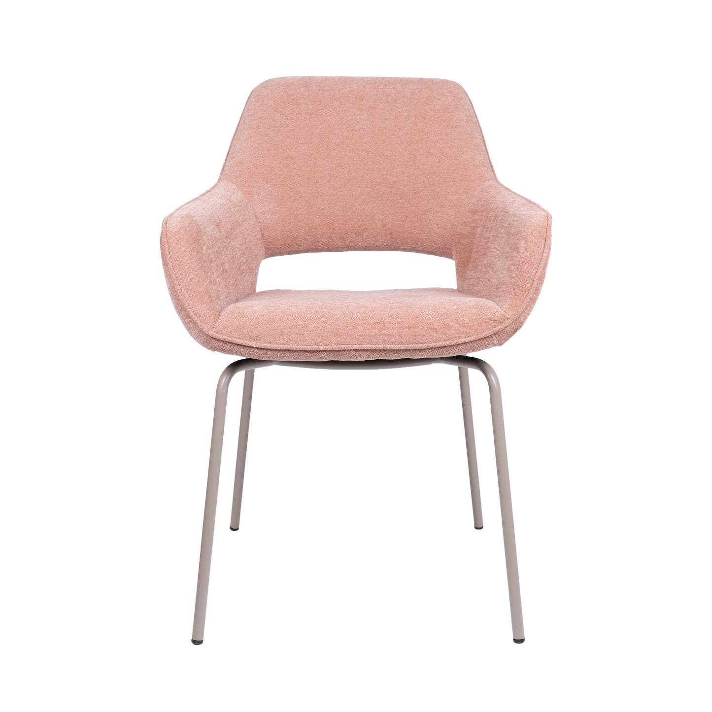 HelloChair HC27 Zasu eetkamerstoel Beach Roze vierpoot beige