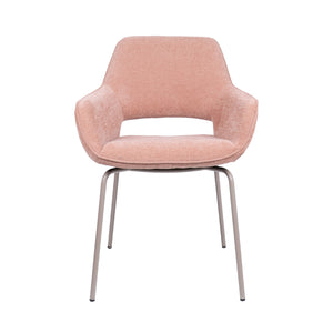 HelloChair HC27 Zasu eetkamerstoel Beach Roze vierpoot beige