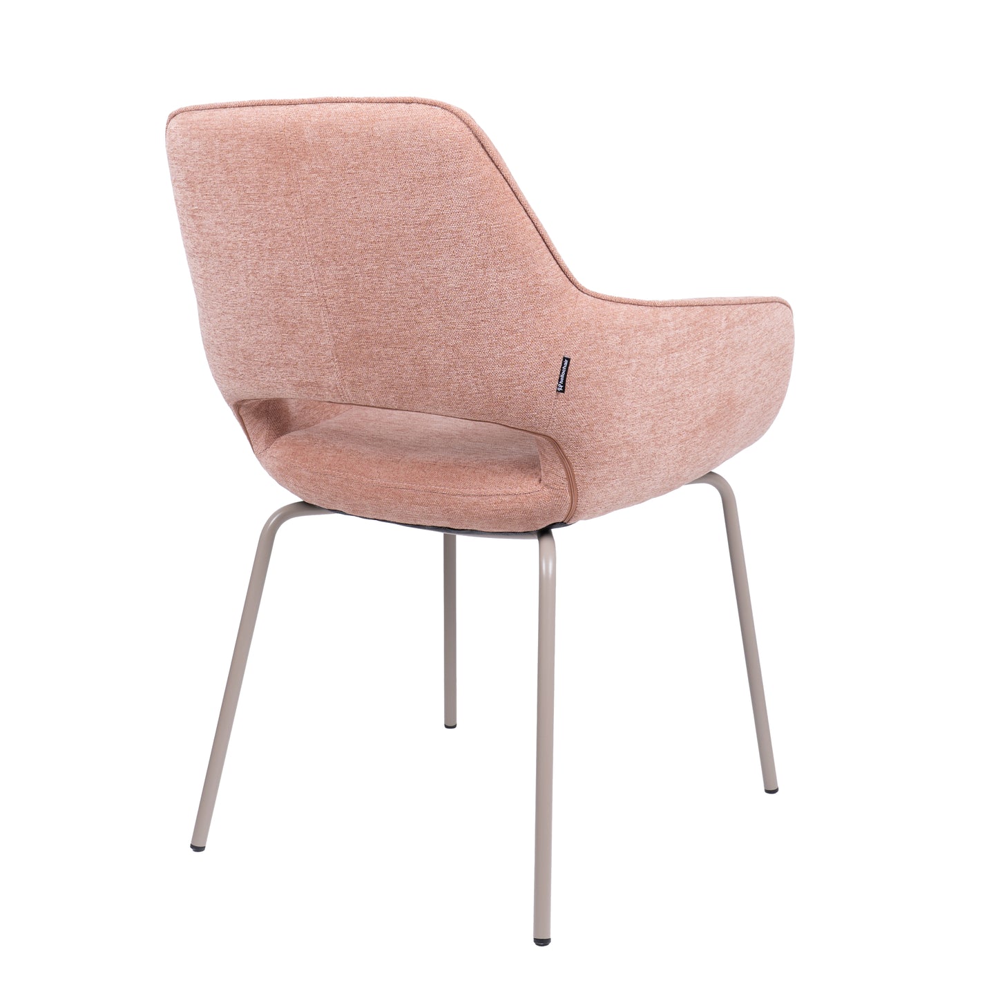 HelloChair HC27 Zasu eetkamerstoel Beach Roze vierpoot beige