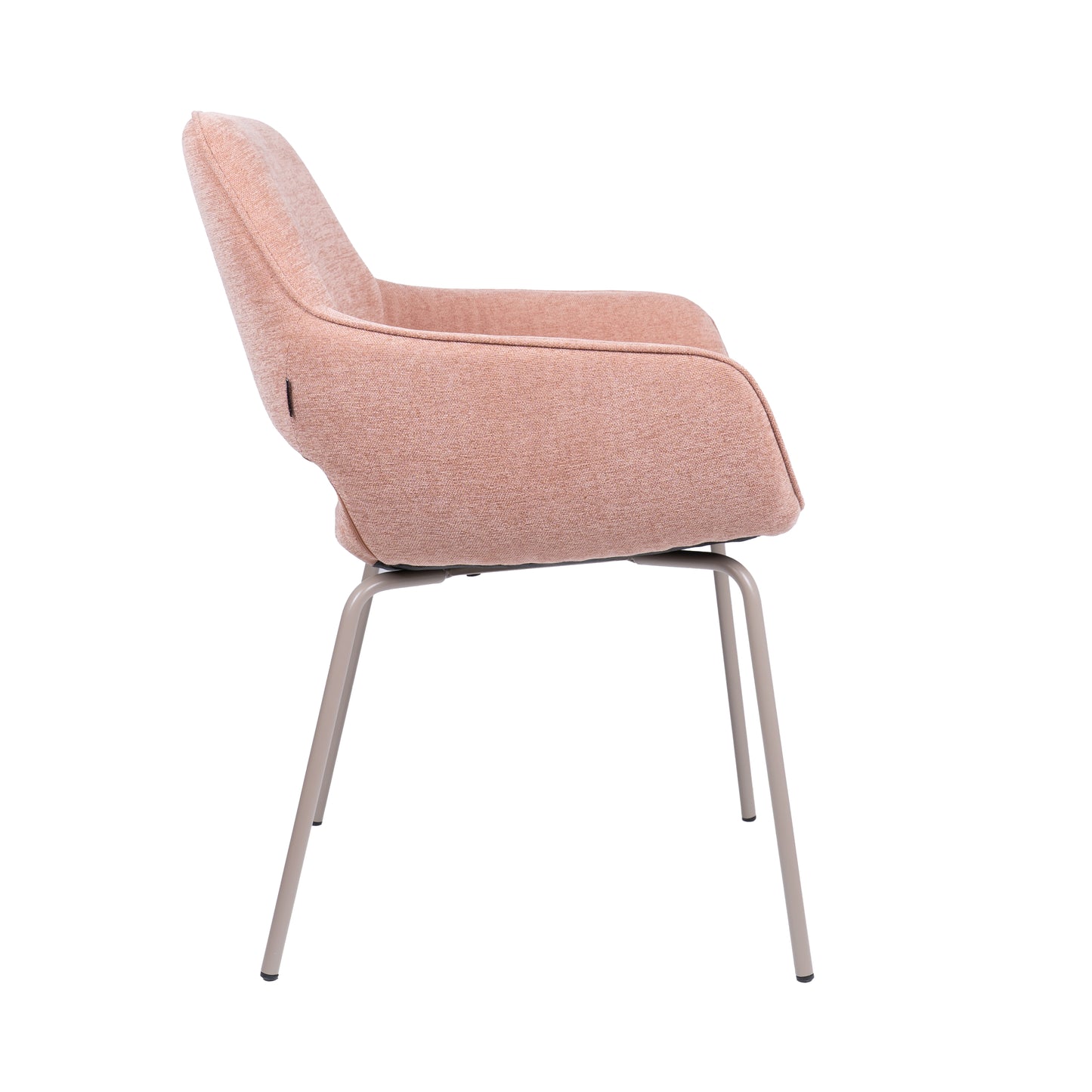 HelloChair HC27 Zasu eetkamerstoel Beach Roze vierpoot beige