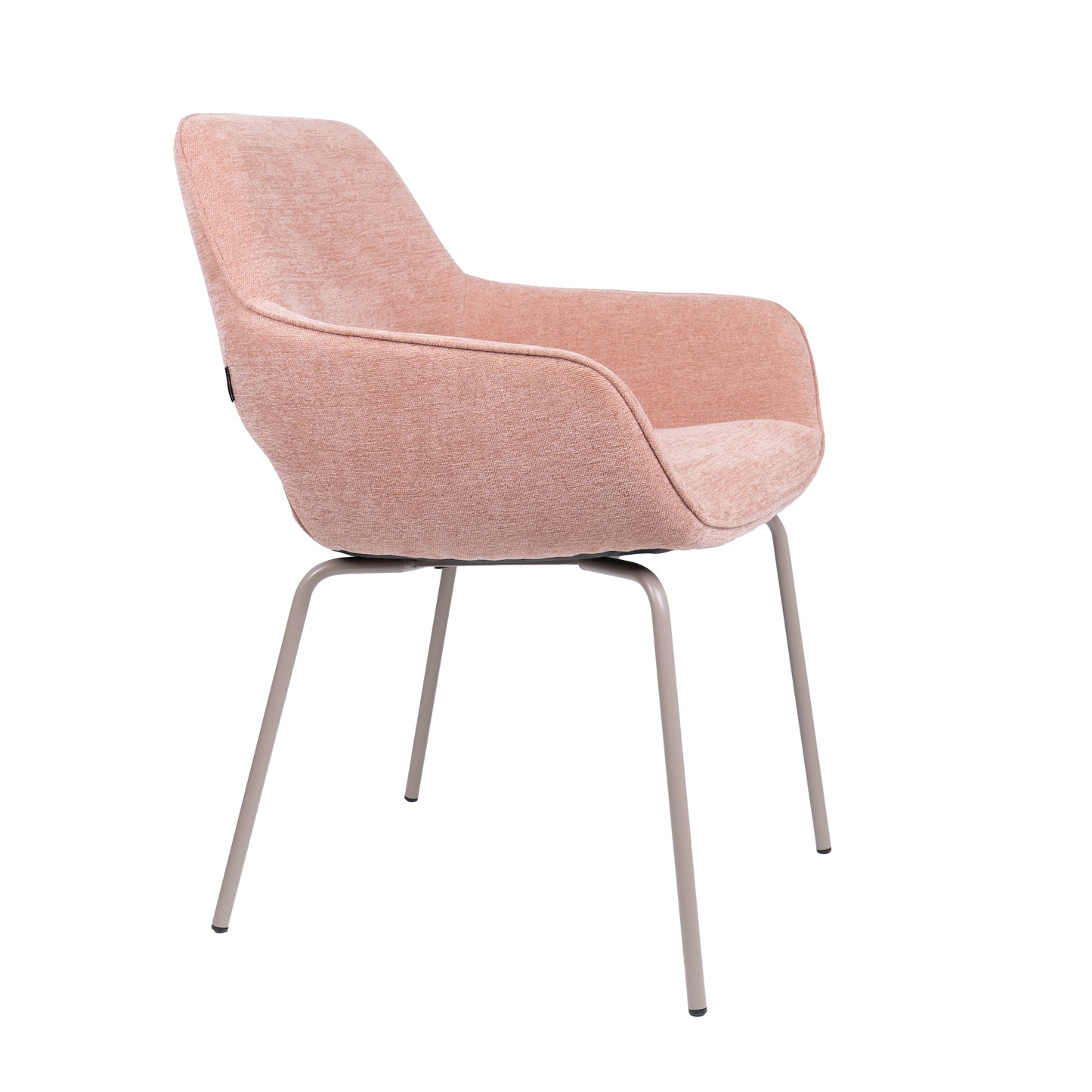 HelloChair HC27 Zasu eetkamerstoel Beach Roze vierpoot beige