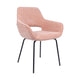 HelloChair HC27 Zasu eetkamerstoel Beach Roze vierpoot zwart