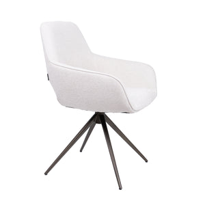 HelloChair HC27 Zasu eetkamerstoel Beach Zand spinpoot bruin