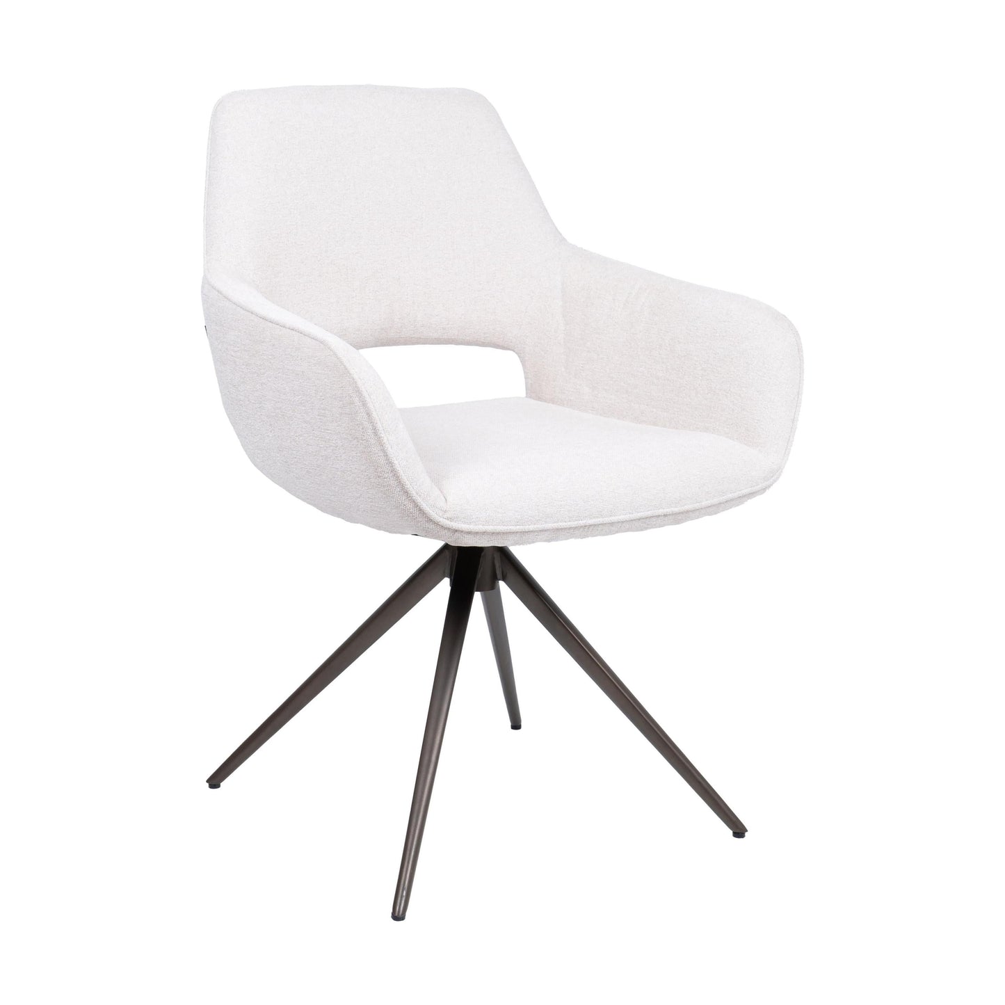 HelloChair HC27 Zasu eetkamerstoel Beach Zand spinpoot bruin