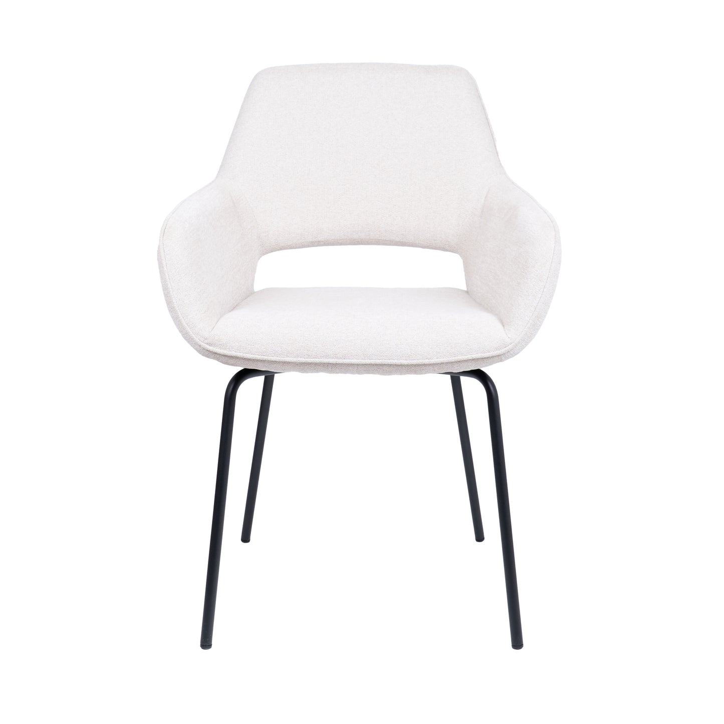 HelloChair HC27 Zasu eetkamerstoel Beach Zand vierpoot zwart