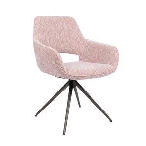 HelloChair HC27 Zasu eetkamerstoel Lodge Blossom spinpoot bruin