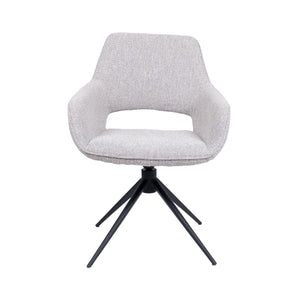 HelloChair HC27 Zasu eetkamerstoel Lodge Clay spinpoot zwart