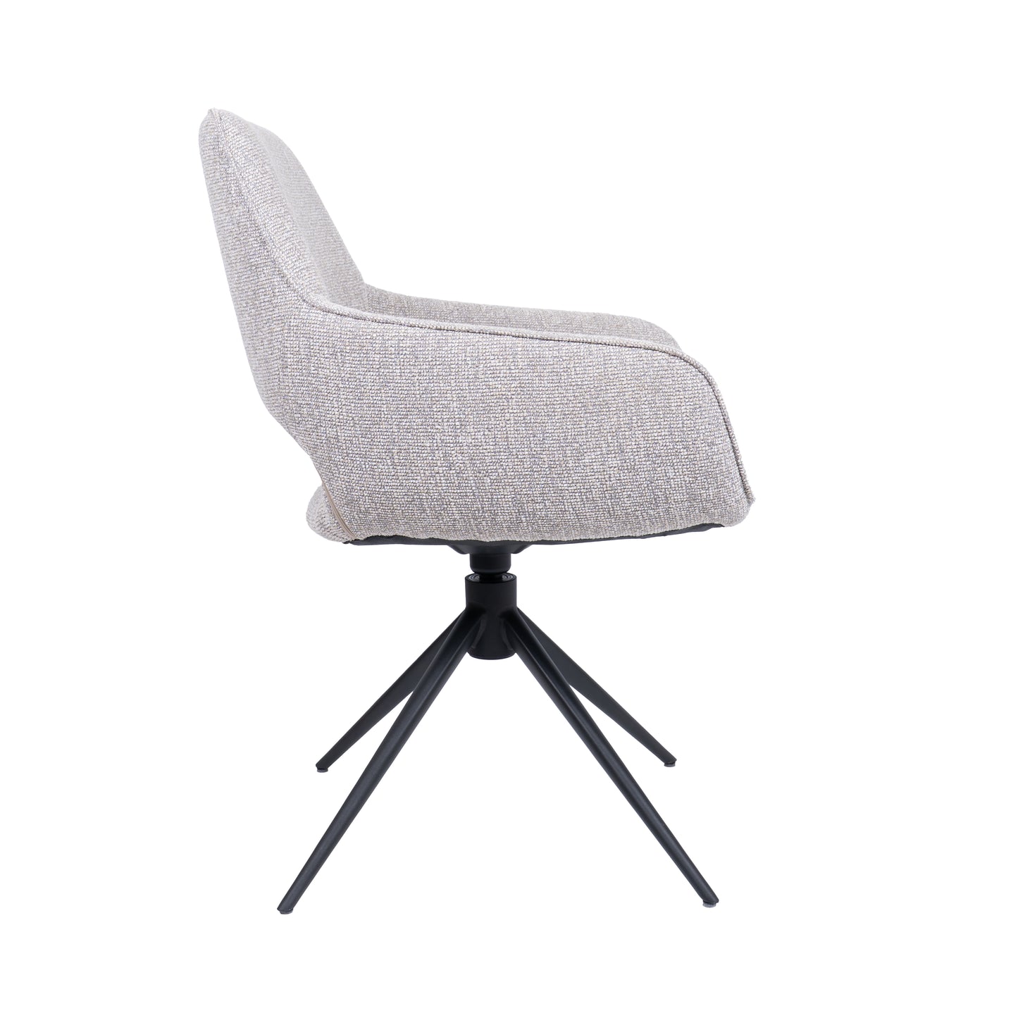 HelloChair HC27 Zasu eetkamerstoel Lodge Clay spinpoot zwart