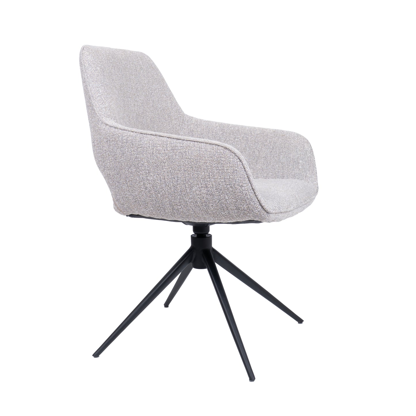 HelloChair HC27 Zasu eetkamerstoel Lodge Clay spinpoot zwart