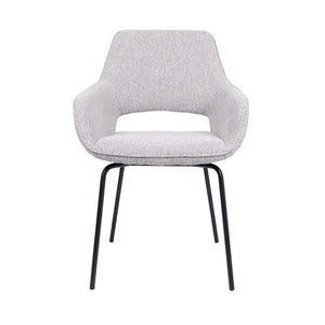 HelloChair HC27 Zasu eetkamerstoel Lodge Clay vierpoot zwart