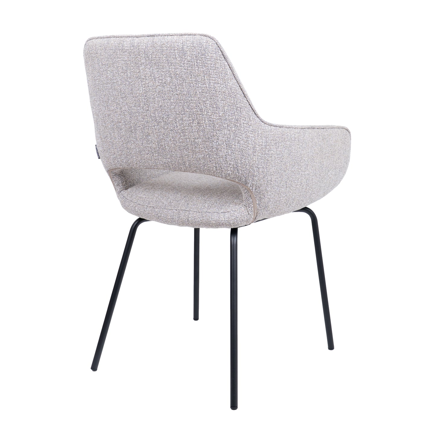 HelloChair HC27 Zasu eetkamerstoel Lodge Clay vierpoot zwart