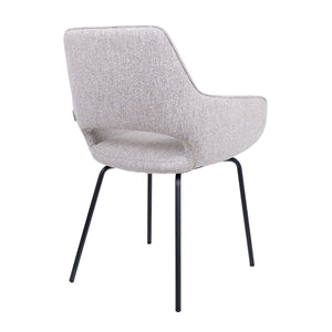 HelloChair HC27 Zasu eetkamerstoel Lodge Clay vierpoot zwart