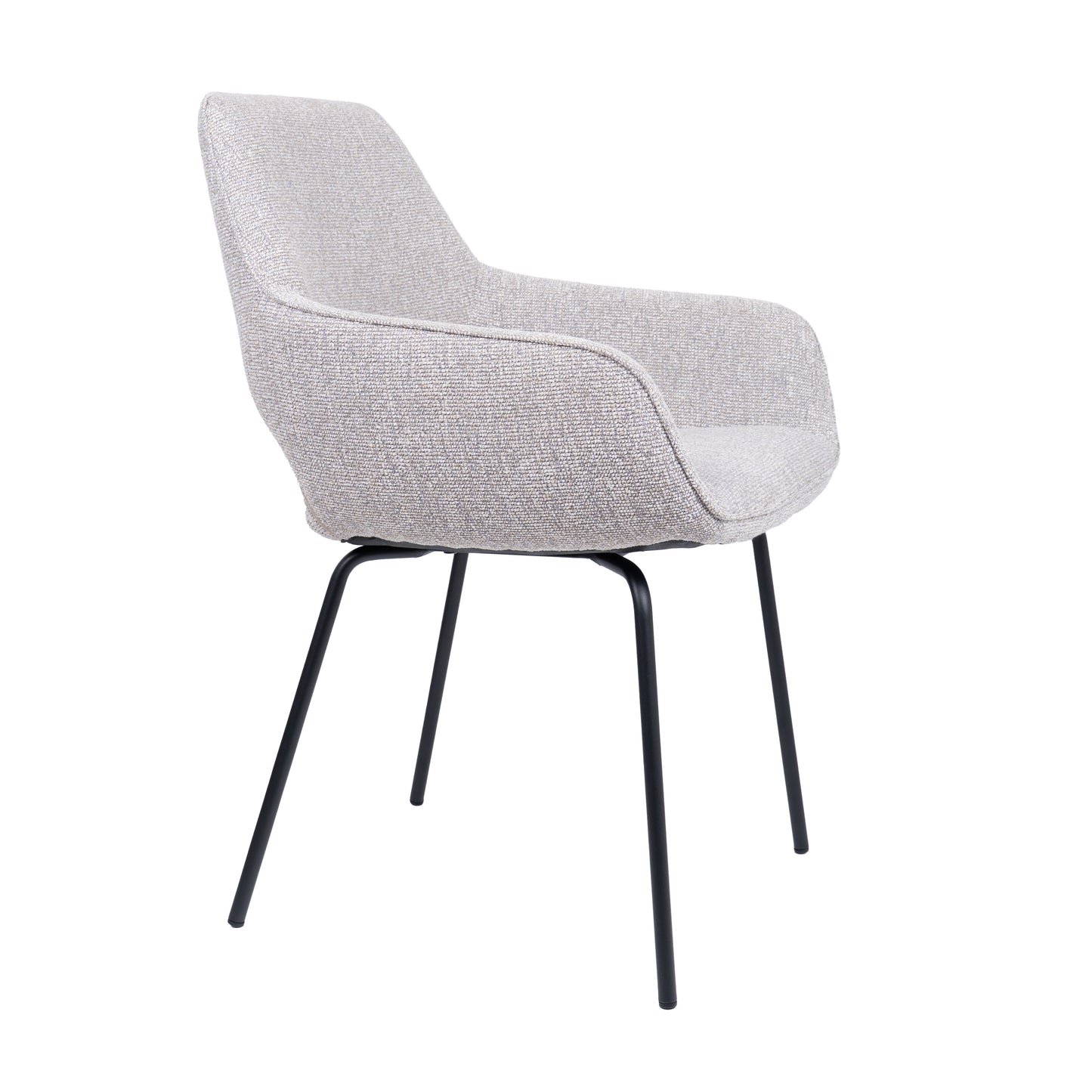 HelloChair HC27 Zasu eetkamerstoel Lodge Clay vierpoot zwart