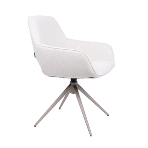 HelloChair HC27 Zasu eetkamerstoel Beach Zand spinpoot beige