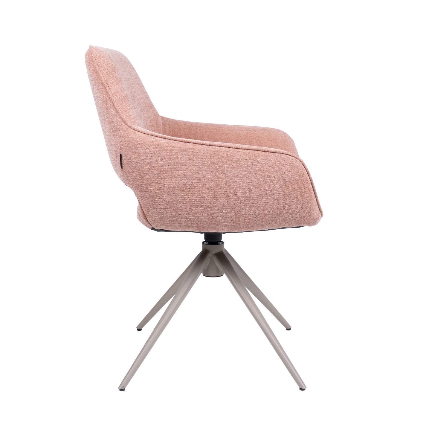 HelloChair HC27 Zasu eetkamerstoel Beach Roze spinpoot beige