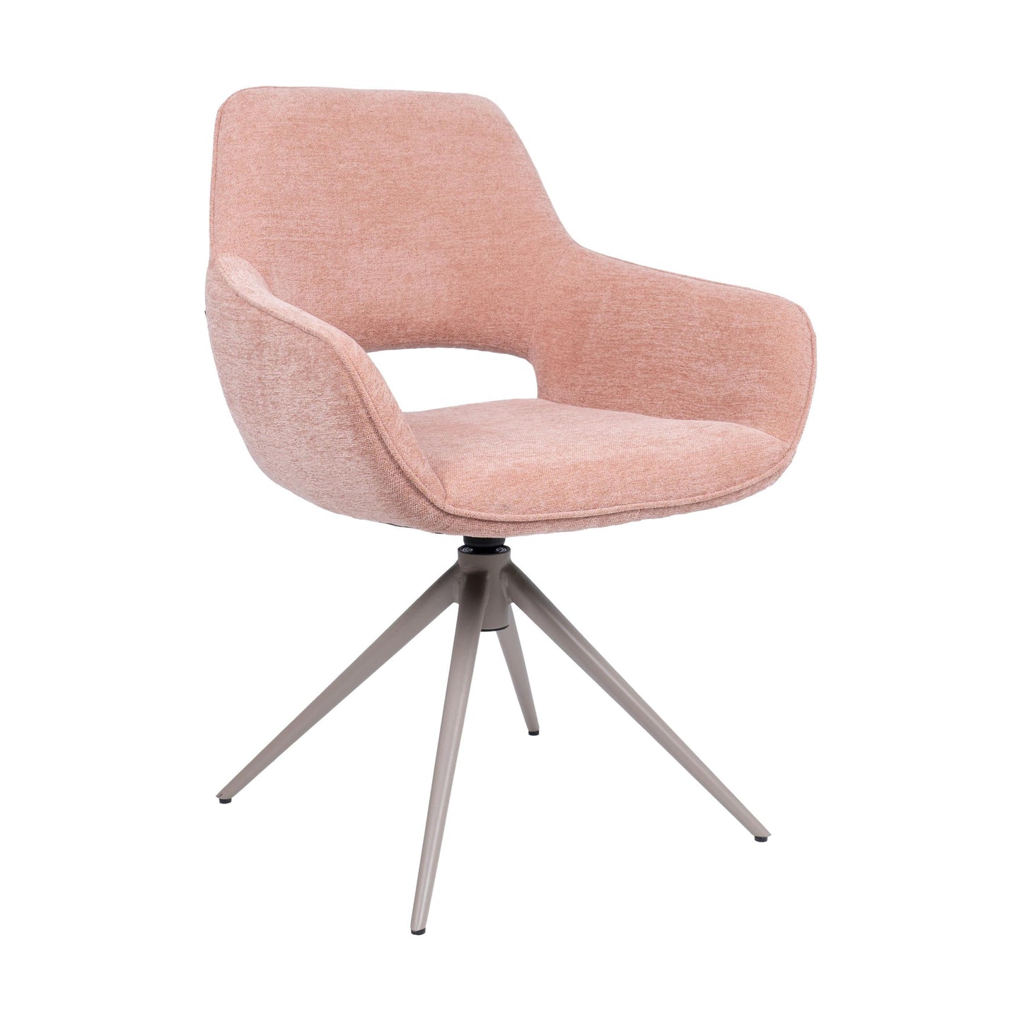 HelloChair HC27 Zasu eetkamerstoel Beach Roze spinpoot beige