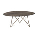 Dyyk Zizou salontafel eiken Espresso 105x95 cm