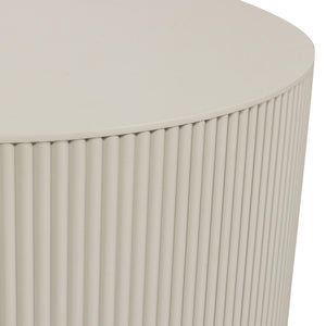 WOOOD Sanne bijzettafel Ø60 cm Antiek Beige