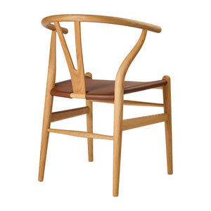 Carl Hansen & Søn CH24P Wishbone eetkamerstoel - geolied eikenhout leder Loke 7060