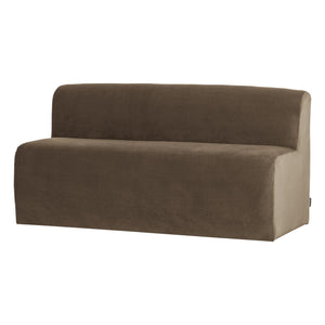 WOOOD Mojo Base eetkamerbank 164 cm velvet Taupe