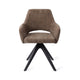 Jesper Home Yanai eetkamerstoel Checked Chestnut revolve oak black