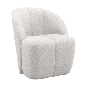 WOOOD Mojo draaifauteuil wollig Ecru