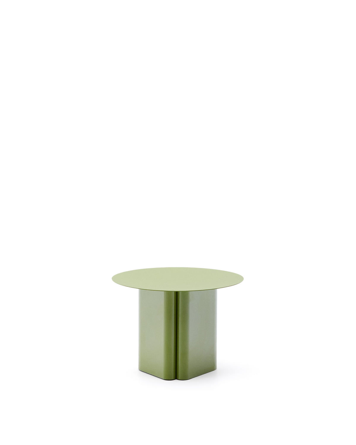 Kave Home Arvin bijzettafel Rond Ø55 cm Groen