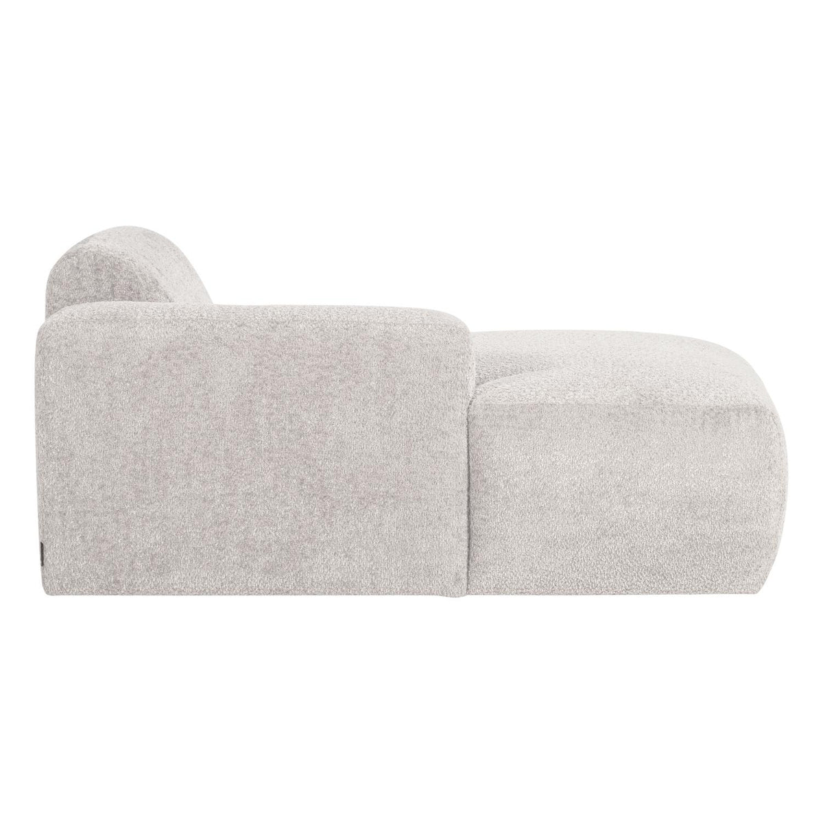 WOOOD Mojo Base chaise longue bank arm links wollig Ecru