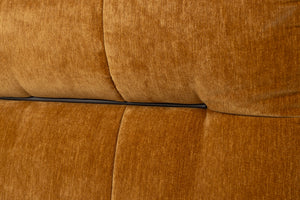 Dutchbone Hodge bank Chaise Longue links Okergeel