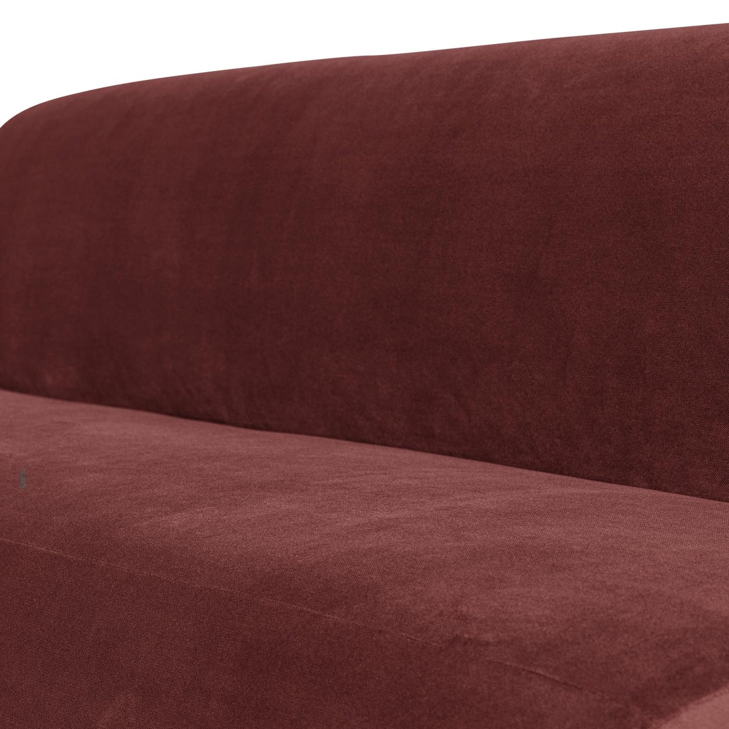 WOOOD Mojo Base eetkamerbank 164 cm velvet Kastanjebruin