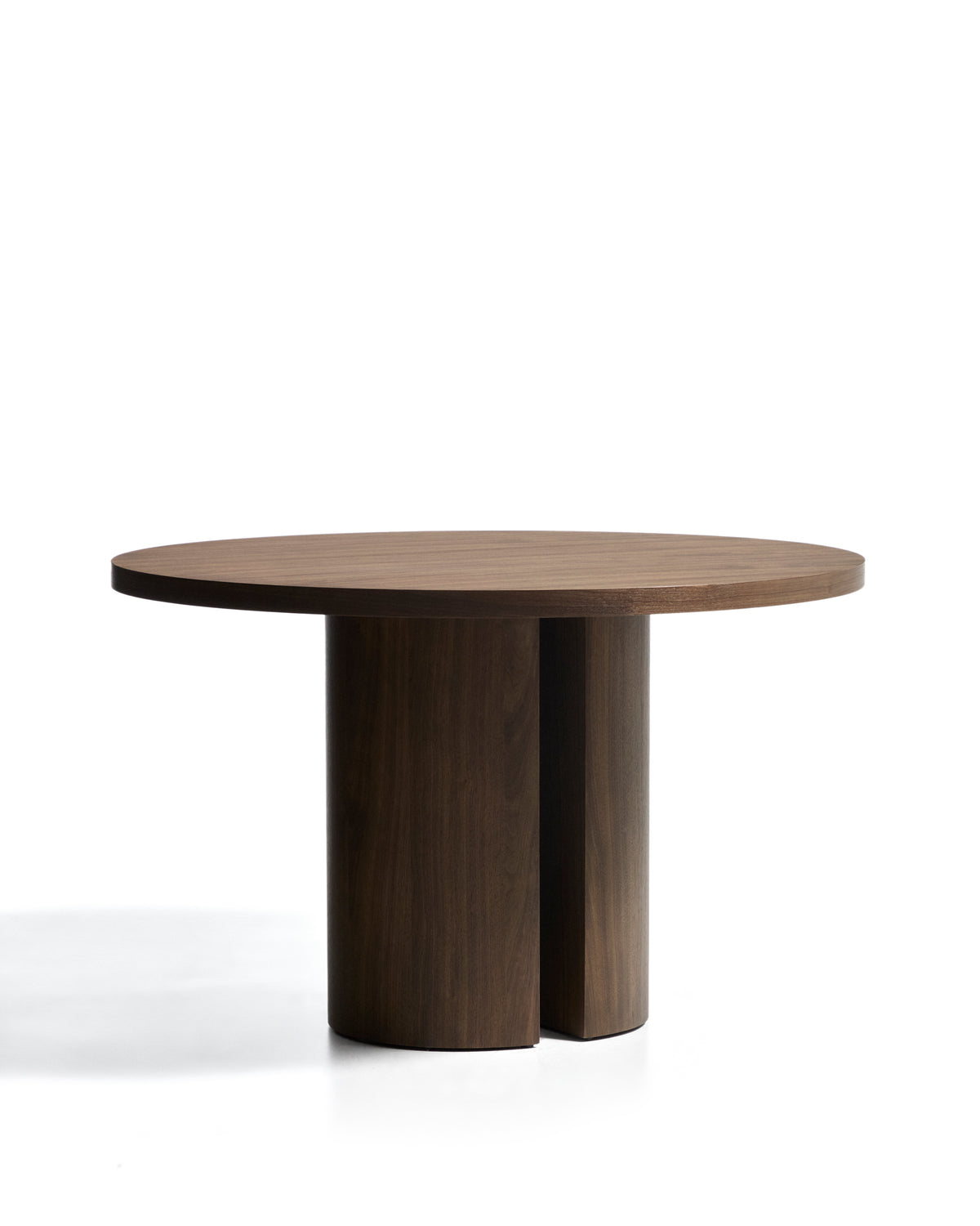 Kave Home Nealy eettafel Ø120 cm Walnoot