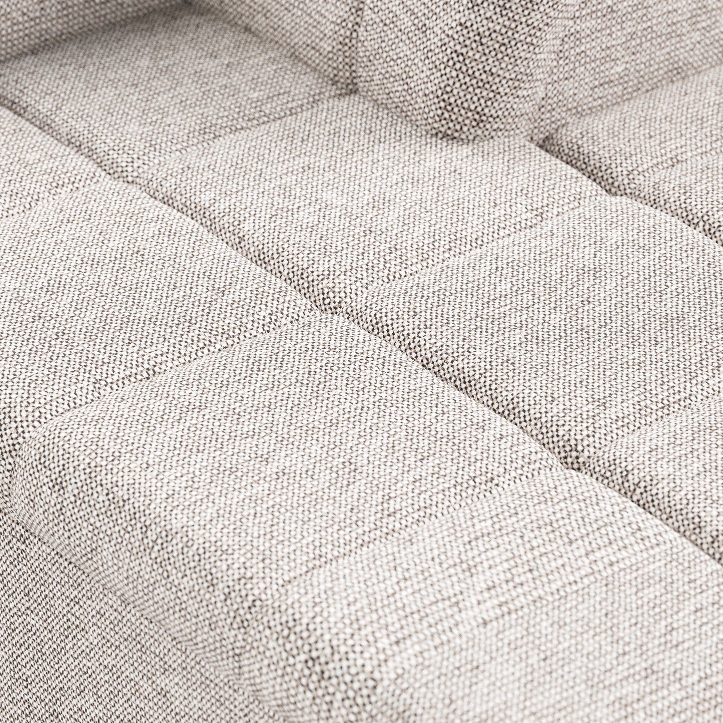HKliving Wave bank right divan Sneak Light Grey