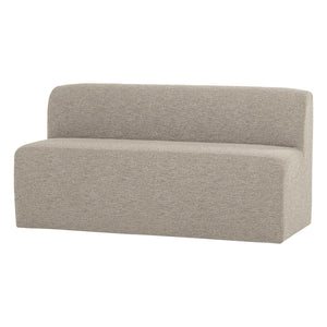 WOOOD Mojo Base eetkamerbank 164 cm bouclé Beige