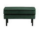 WOOOD Rodeo hocker velvet Bosgroen