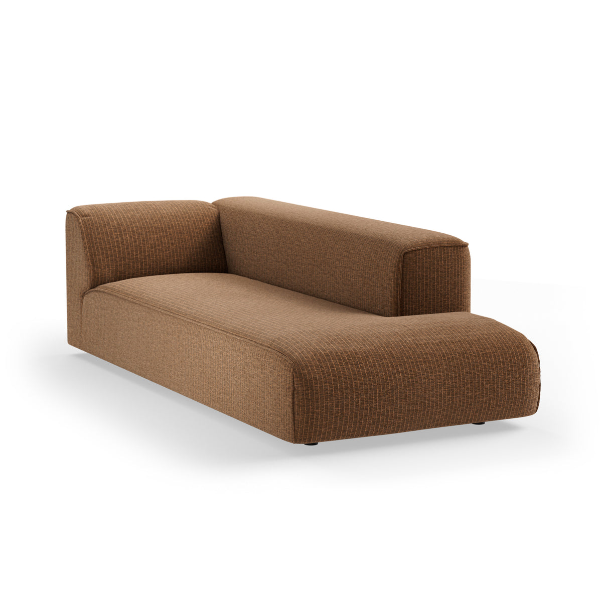 HKliving Flake bank right longchair Corduroy Velvet Aged Gold