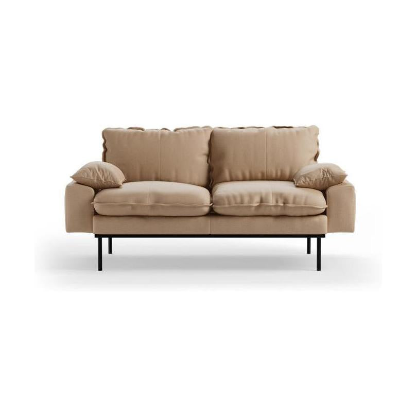 HKliving Retro 2-zitsbank Knotted Sand