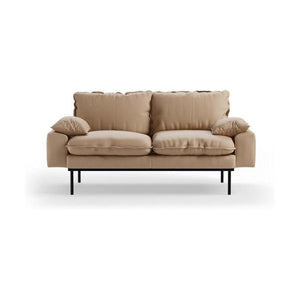 HKliving Retro 2-zitsbank Knotted Sand