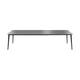 Mobitec Terra T0401 eettafel uitschuifbaar 180(280)x90 cm keramiek Nero poot zwart