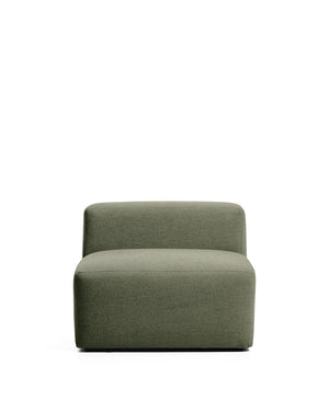 Kave Home Blok fauteuil Donkergroen