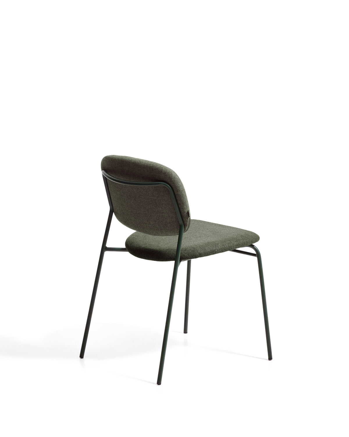 Kave Home Meli eetkamerstoel chenille Green