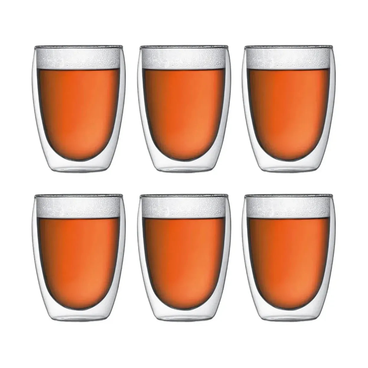 Bodum Pavina theeglas dubbelwandig 350 ml Set van 6 Stuks