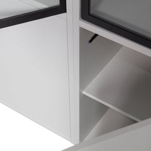 vtwonen Basic 4-deurs vitrinekast Mist
