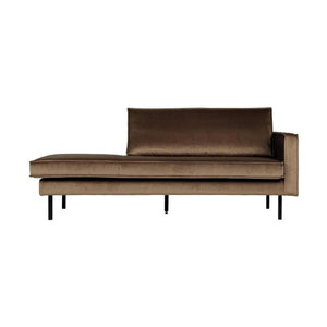 WOOOD Rodeo daybed rechts velvet Taupe