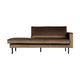 WOOOD Rodeo daybed rechts velvet Taupe