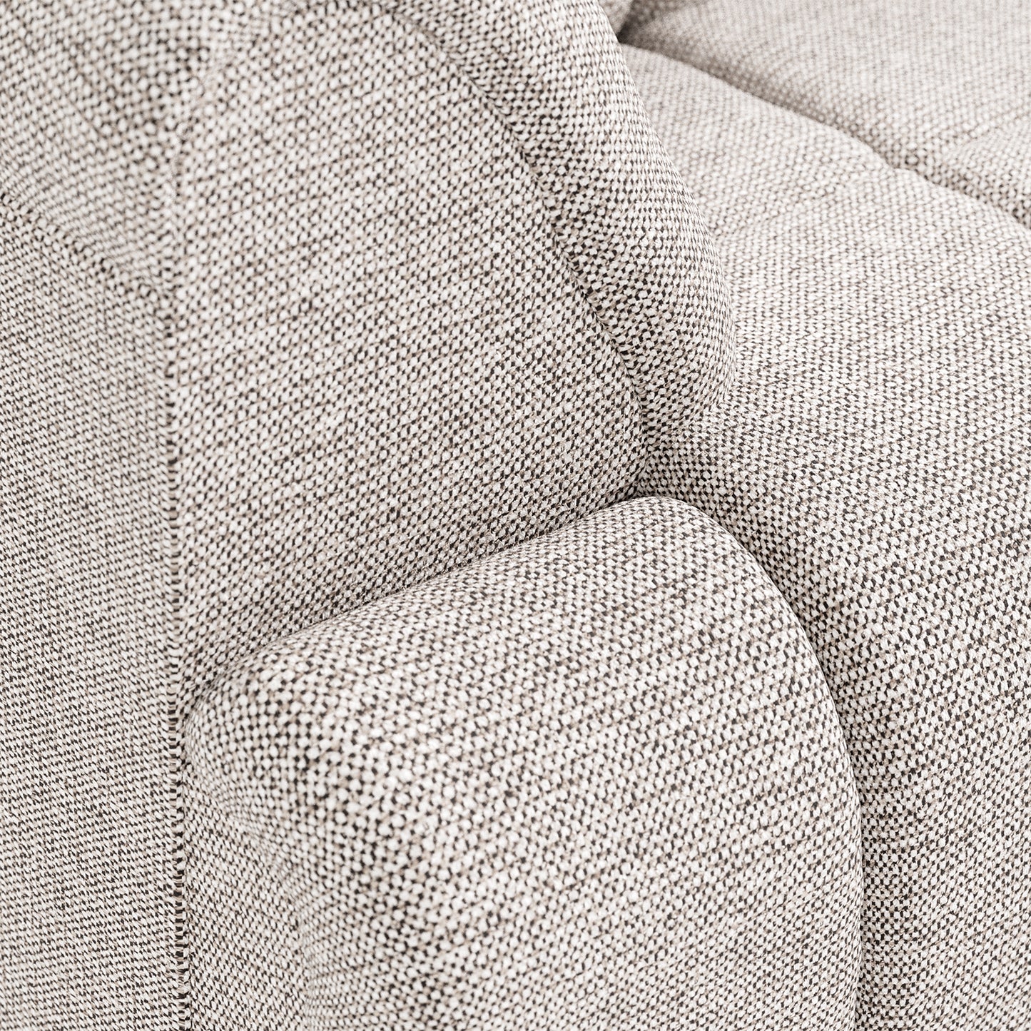 HKliving Wave bank left high arm Sneak Light Grey