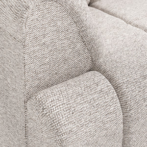 HKliving Wave bank left high arm Sneak Light Grey