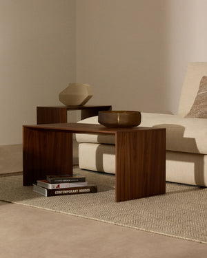 Kave Home Litto bijzettafel 90x45 cm Brown