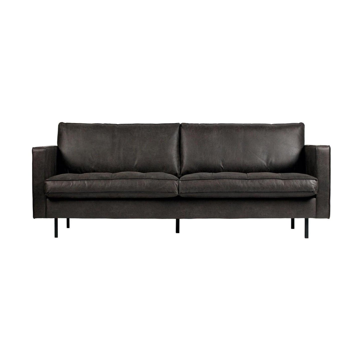 WOOOD Rodeo Classic 2,5-zits bank eco-leer Zwart