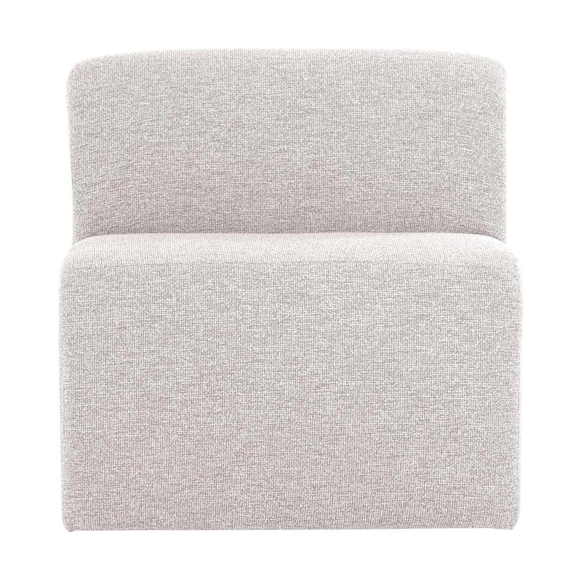 WOOOD Mojo Base eetkamerbank 84 cm met rugleuning bouclé Ecru