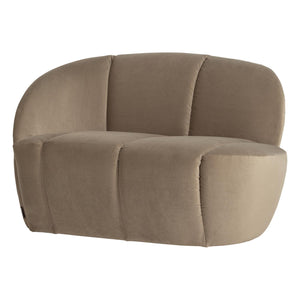 WOOOD Mojo 2-zits bankje links velvet Khaki